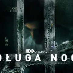 Długa noc, piosenka z HBO Original. Mroczne miasto nocą, światła ulic i budynków tworzą atmosferę tajemnicy.